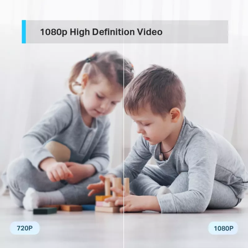 TP-Link Tapo Telecamera Wi-Fi per la sicurezza domestica con rotazione e inclinazione