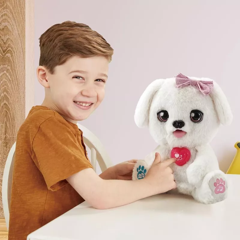Peluche VTech Schlecki il cucciolo coccoloso — peluche interattivo di VTech