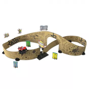 VTech Car-Board Racers 563904, 5 anni, batterie necessarie, AA, cartone, gomma, multicolore