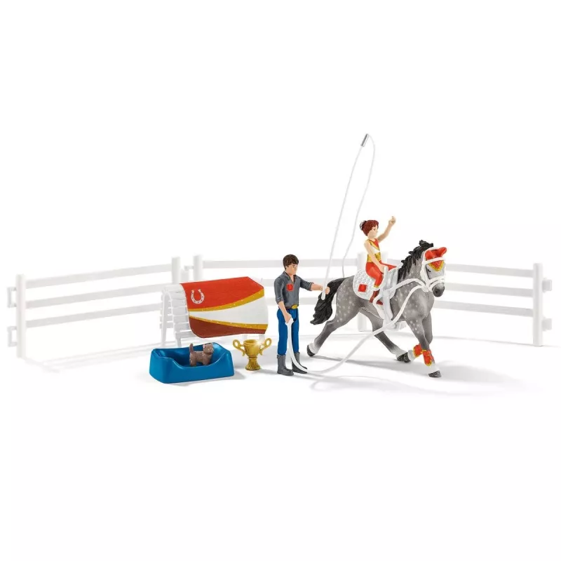 Set da gioco Schleich HORSE CLUB set di volteggio di Mia