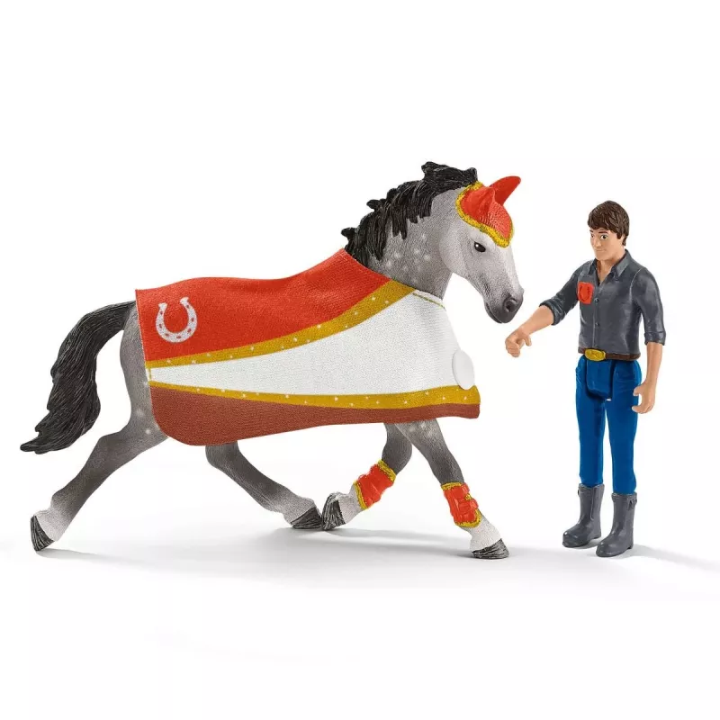 Set da gioco Schleich HORSE CLUB set di volteggio di Mia