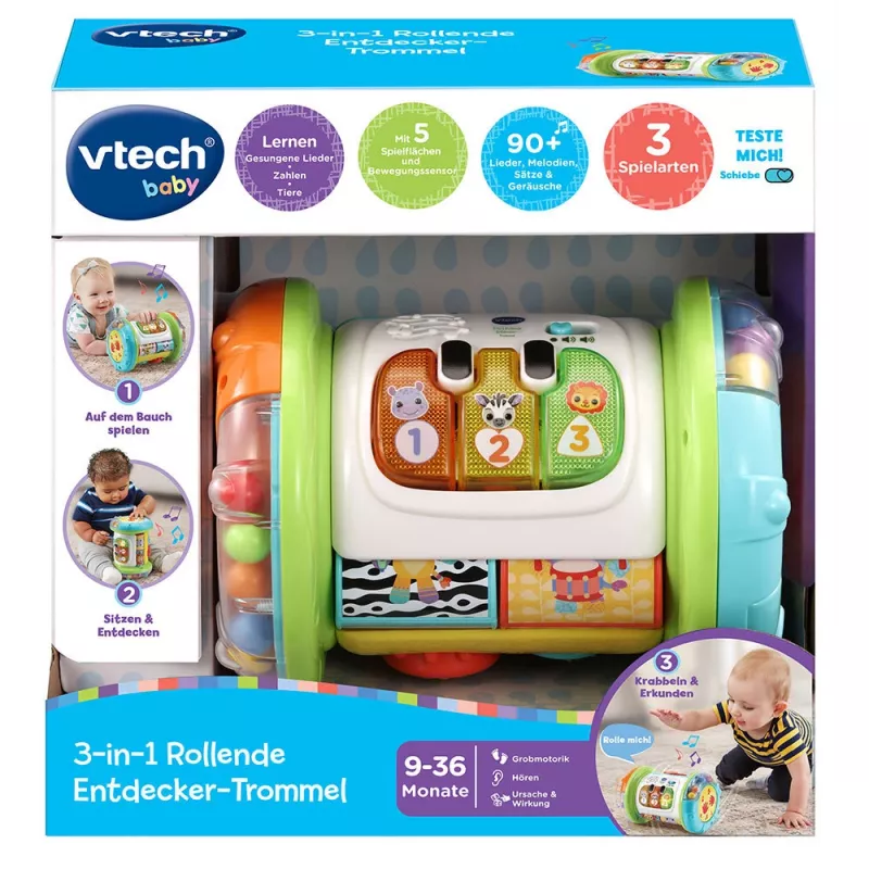 VTech Baby 562604, 0,75 anni, batterie necessarie, AAA, multicolore