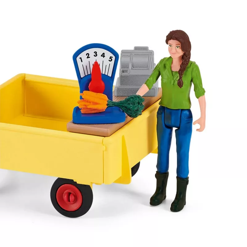 Bancarella agricola mobile Schleich Farm Life Sunny Day 42528
