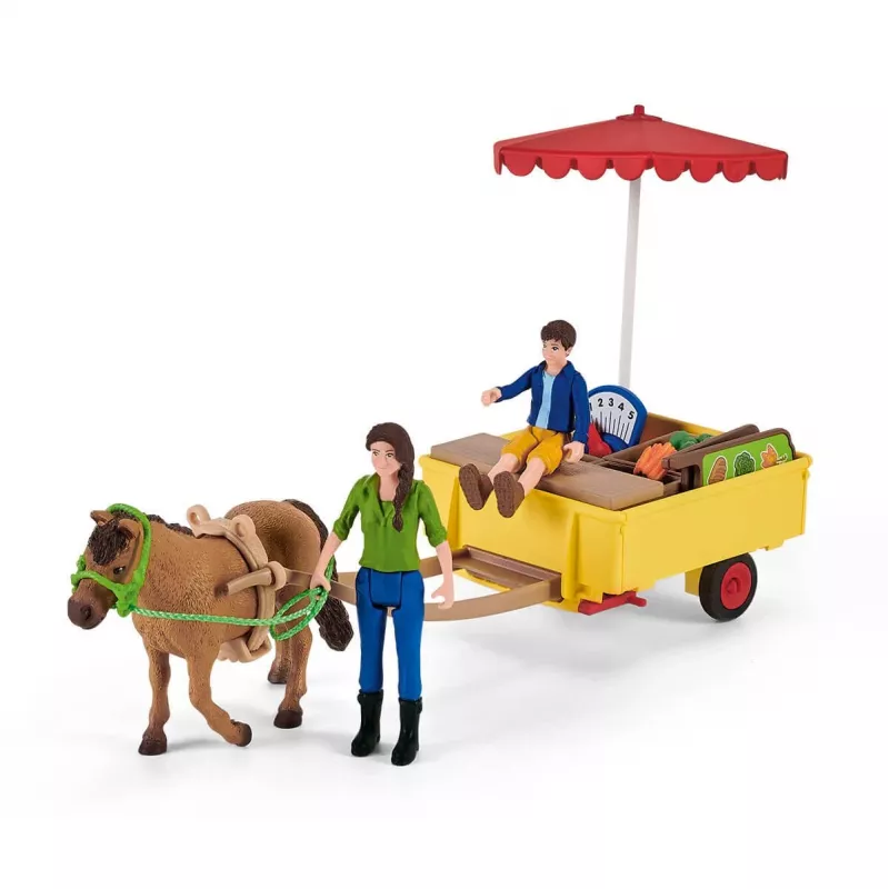 Bancarella agricola mobile Schleich Farm Life Sunny Day 42528