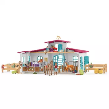 schleich HORSE CLUB Reitzentrum am See, fattoria, scuderia, cavalli, 5 anni, multicolore, plastica