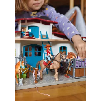 schleich HORSE CLUB Reitzentrum am See, fattoria, scuderia, cavalli, 5 anni, multicolore, plastica