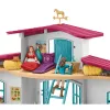 schleich HORSE CLUB Reitzentrum am See, fattoria, scuderia, cavalli, 5 anni, multicolore, plastica