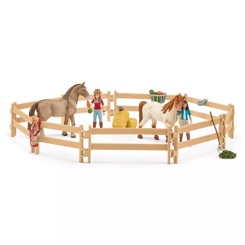 schleich HORSE CLUB Reitzentrum am See, fattoria, scuderia, cavalli, 5 anni, multicolore, plastica