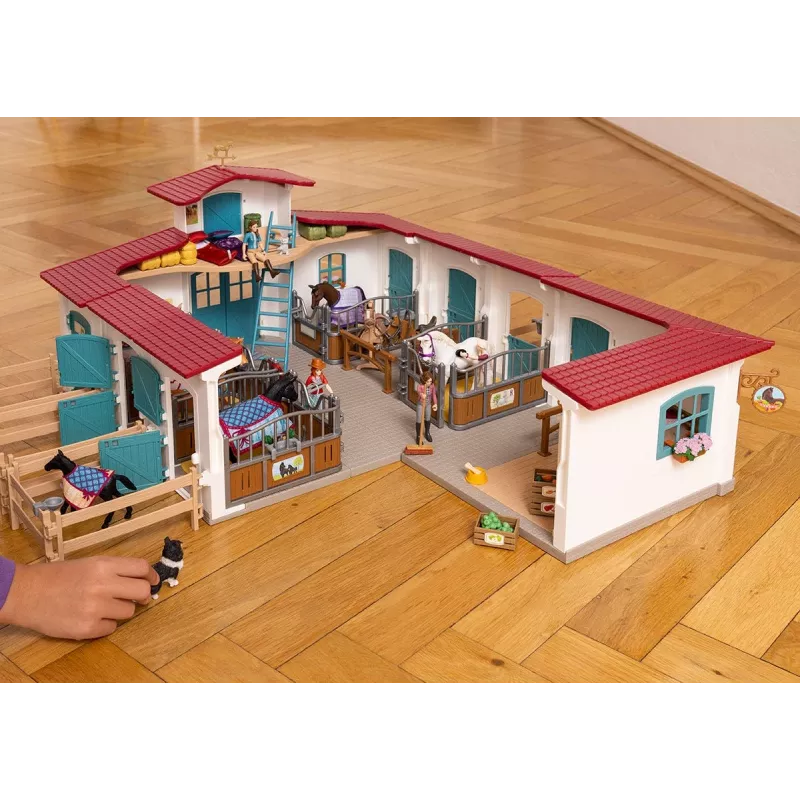 schleich HORSE CLUB Reitzentrum am See, fattoria, scuderia, cavalli, 5 anni, multicolore, plastica