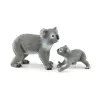 Schleich WILD LIFE Koala madre con cucciolo 42566 grigioverde