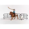 schleich Cowgirl Team Roping Fun, 3 anni, multicolore
