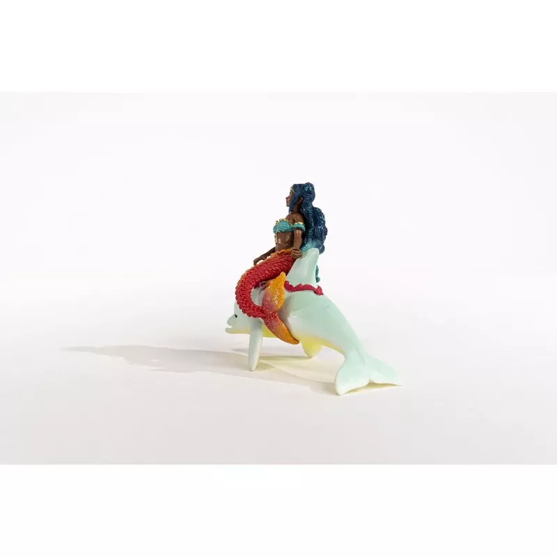schleich Isabelle auf dem Delfin, 5 anni, multicolore