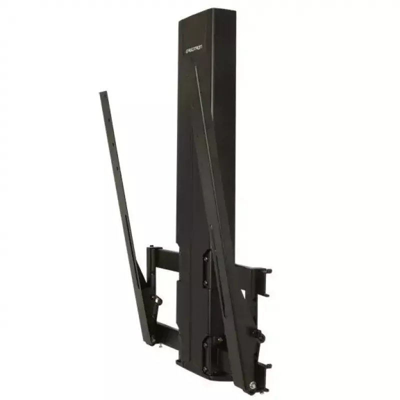 Ergotron Glide Wall Mount HD 61-061-085 supporto a parete, fino a 152,4 cm (60 pollici), regolabile in altezza, inclinabile, 18,1 kg, nero