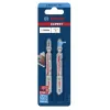 Lama per seghetto alternativo Bosch T128BHM Carbide 2 pezzi per laminato PVC