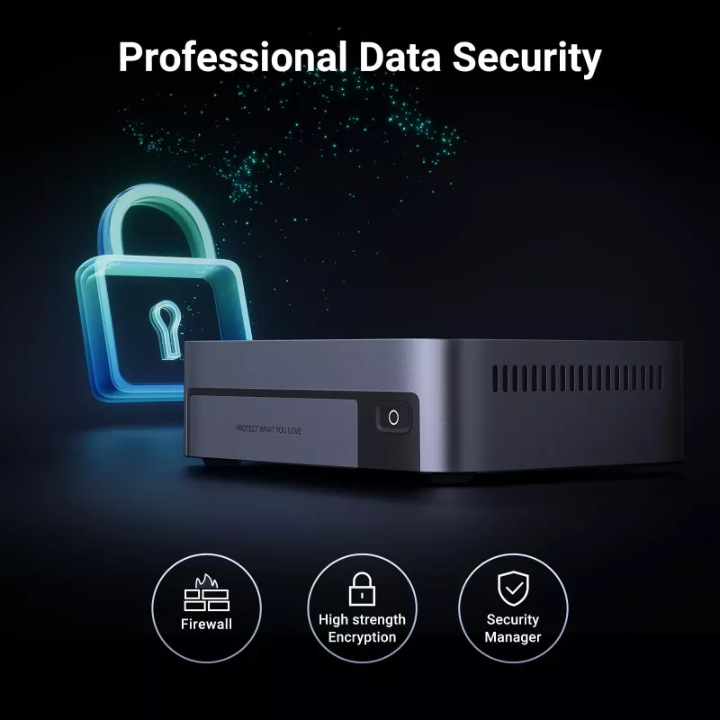 Ugreen DXP480T Plus NAS Desktop Intel® Core™ i5 8 GB DDR5 grigio