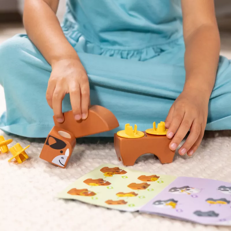 Melissa & Doug MDT BBN Blockables Farm GML, 2 anno/i, 56 pezzi, plastica, legno