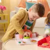 Kinetic Sand, SquishPizza set da gioco forno per pizza che lievita, regali creativi di Pasqua, include 1 lb di sabbia modellabile e 5 utensili, cibo giocattolo artigianato giocattolo per bambini