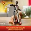 DC Comics, SUPERMAN, Mr. Terrific, action figure Epic Strike, 15 cm, design autentico del film, include 2 accessori, giocattolo per bambini e bambine da 4 anni