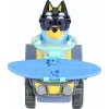 Moose Toys Bluey S9 set figura e veicolo quad da spiaggia con Bandit