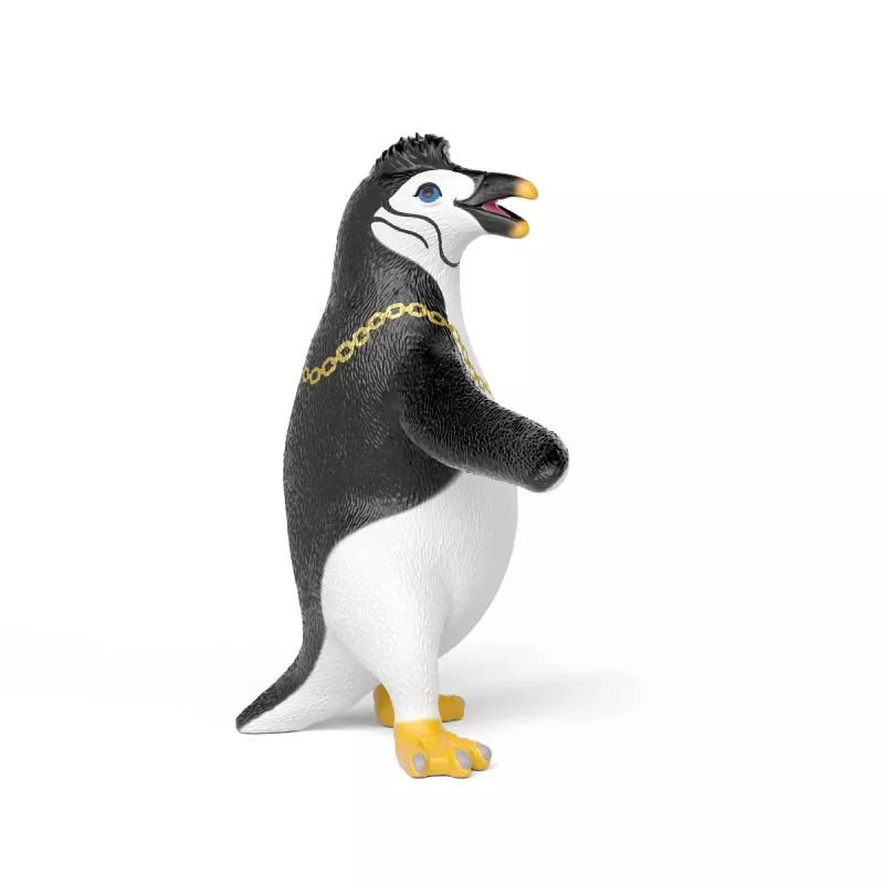 schleich Juri il pinguino con collana, 3 anno/i, multicolore, plastica