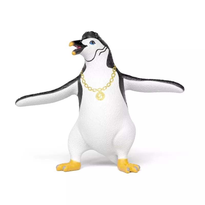 schleich Juri il pinguino con collana, 3 anno/i, multicolore, plastica