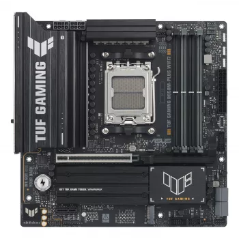 Scheda madre ASUS TUF GAMING B850M-PLUS WIFI7 micro ATX, AMD B850, socket AM5, DDR5, 4 DIMM, 256GB, Wi‑Fi 7, LAN 2,5Gb