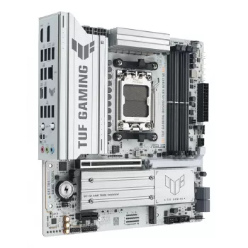 Scheda madre ASUS TUF GAMING B850M-PLUS WIFI7 W, AMD B850, socket AM5, micro ATX, DDR5, 4×DIMM, fino a 256 GB, Wi‑Fi 7, Ethernet 2,5Gb