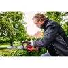 Tagliasiepi a batteria EINHELL GP-CH 18/50 Li BL-Solo — piattaforma batteria 18V, lama 50 cm