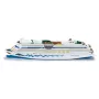 Modello nave passeggeri Siku Cruiseliner Aida, preassemblato, scala 1:1400, 226×54×75 mm