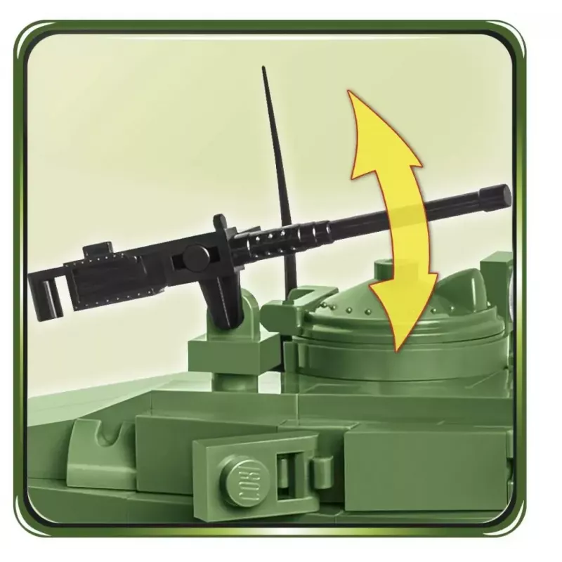 Mattoncini carro armato Cobi M24 Chaffee modello in scala 1:35, Cobi-2543