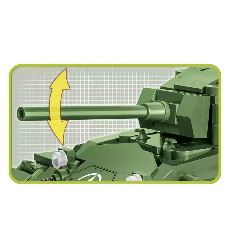 Mattoncini carro armato Cobi M24 Chaffee modello in scala 1:35, Cobi-2543