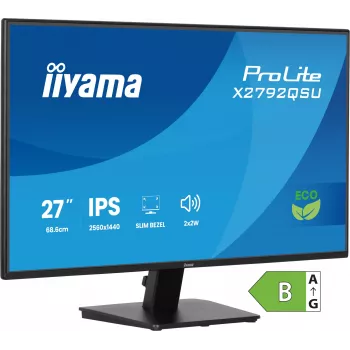Monitor per computer iiyama ProLite X2792QSU-B1 68,6 cm (27 pollici) 2560 x 1440 pixel Quad HD LED nero