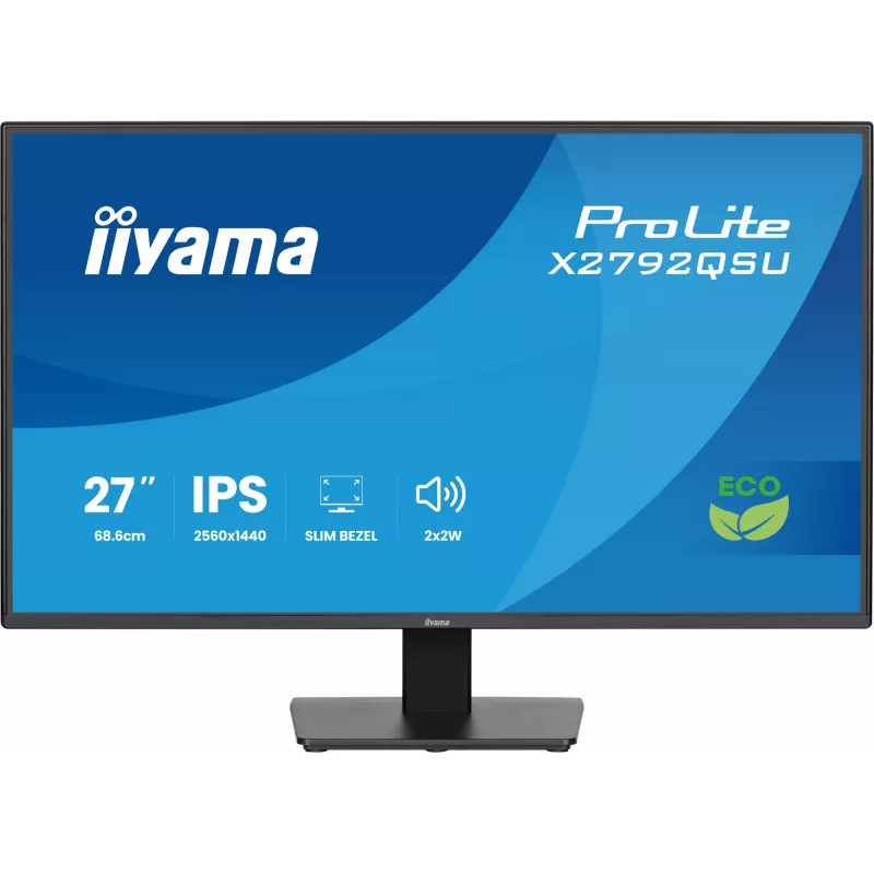 Monitor per computer iiyama ProLite X2792QSU-B1 68,6 cm (27 pollici) 2560 x 1440 pixel Quad HD LED nero