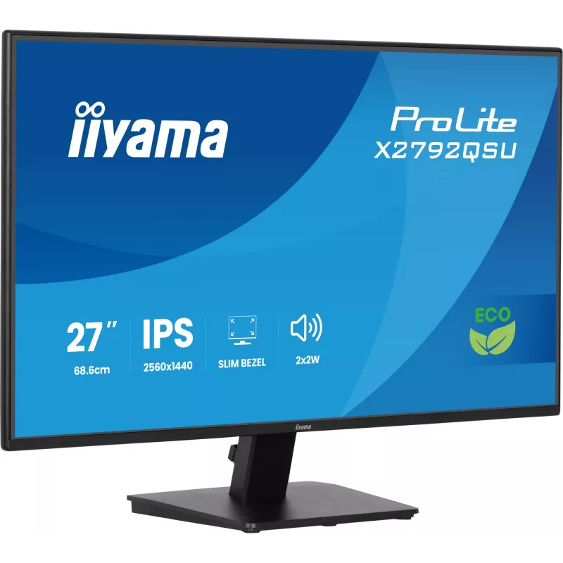 Monitor per computer iiyama ProLite X2792QSU-B1 68,6 cm (27 pollici) 2560 x 1440 pixel Quad HD LED nero