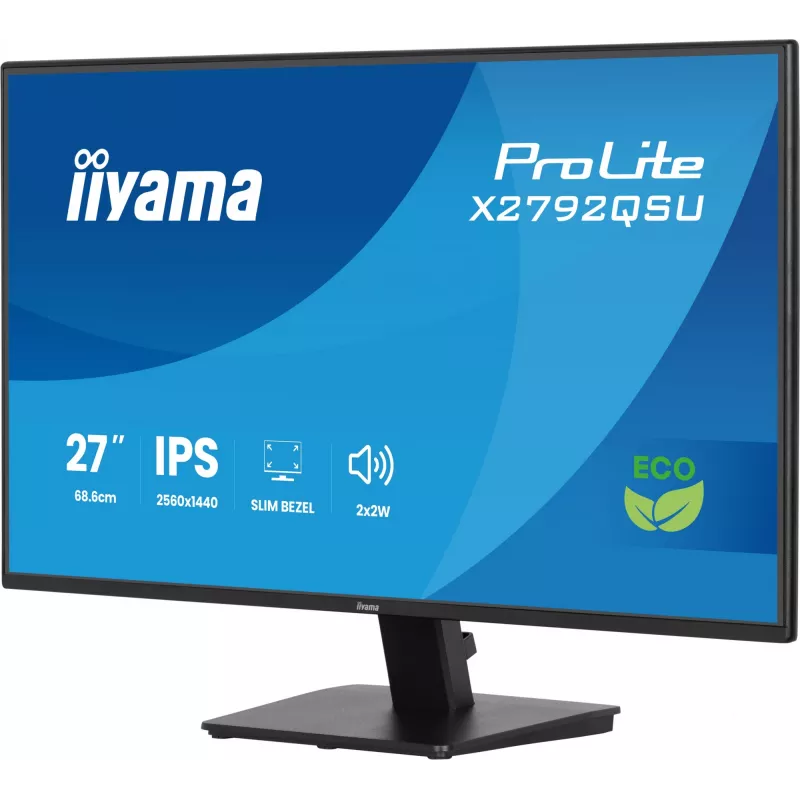 Monitor per computer iiyama ProLite X2792QSU-B1 68,6 cm (27 pollici) 2560 x 1440 pixel Quad HD LED nero