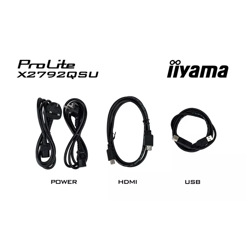 Monitor per computer iiyama ProLite X2792QSU-B1 68,6 cm (27 pollici) 2560 x 1440 pixel Quad HD LED nero