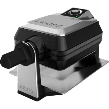Krups FDD95D 2 waffle 1200 W nero, acciaio inox