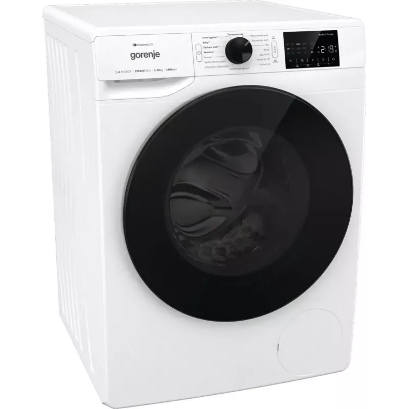 Lavatrice Gorenje WPNEI14A2TS a carica frontale 10 kg 1400 giri/min nero, bianco