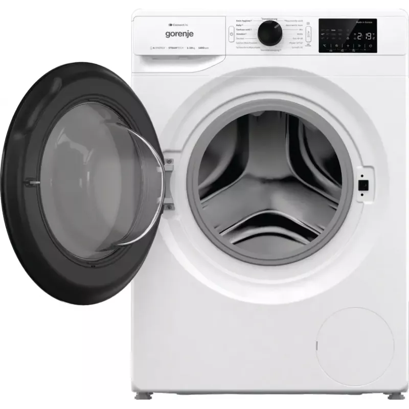 Lavatrice Gorenje WPNEI14A2TS a carica frontale 10 kg 1400 giri/min nero, bianco