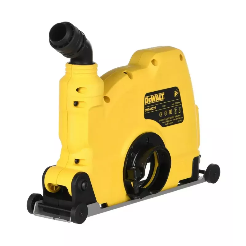 DeWALT DWE46229-XJ protezione per smerigliatrici angolari da 230 mm, aspirazione polvere AirLock