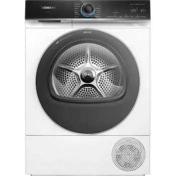 Asciugatrice a pompa di calore Siemens iQ700 WQ46B2D41 libera installazione a carica frontale 9 kg bianco