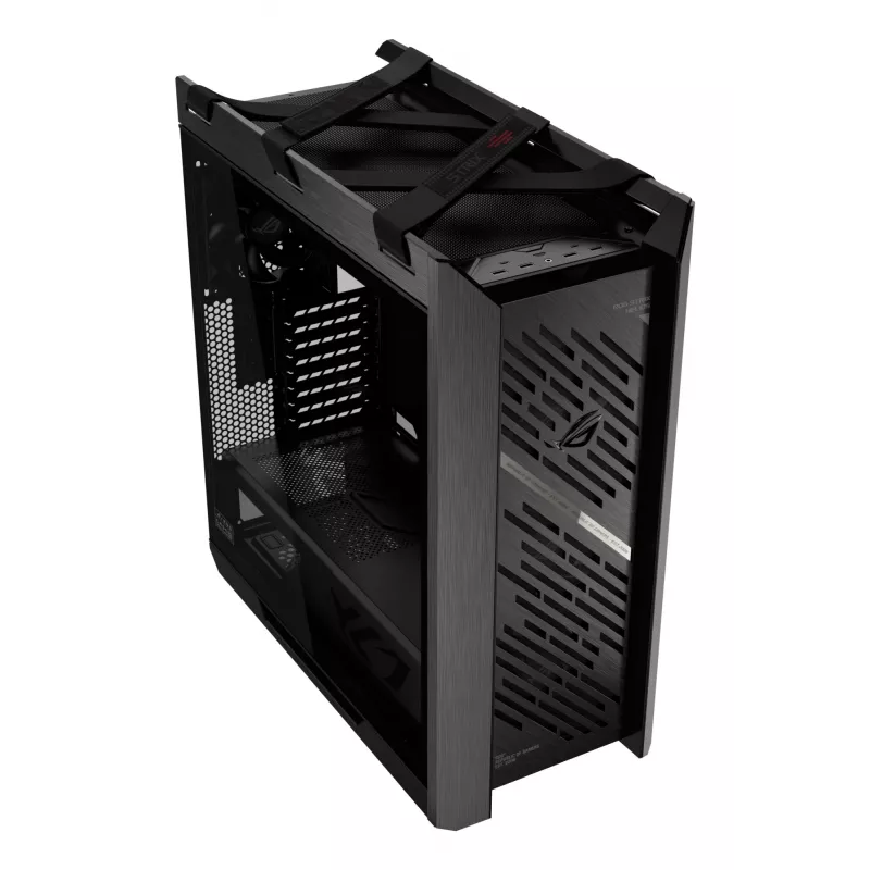 ASUS ROG Strix Helios II GX601S case per PC, Midi Tower, E-ATX, vetro temperato, Aura Sync RGB, 4 ventole da 140 mm, USB-C, nero