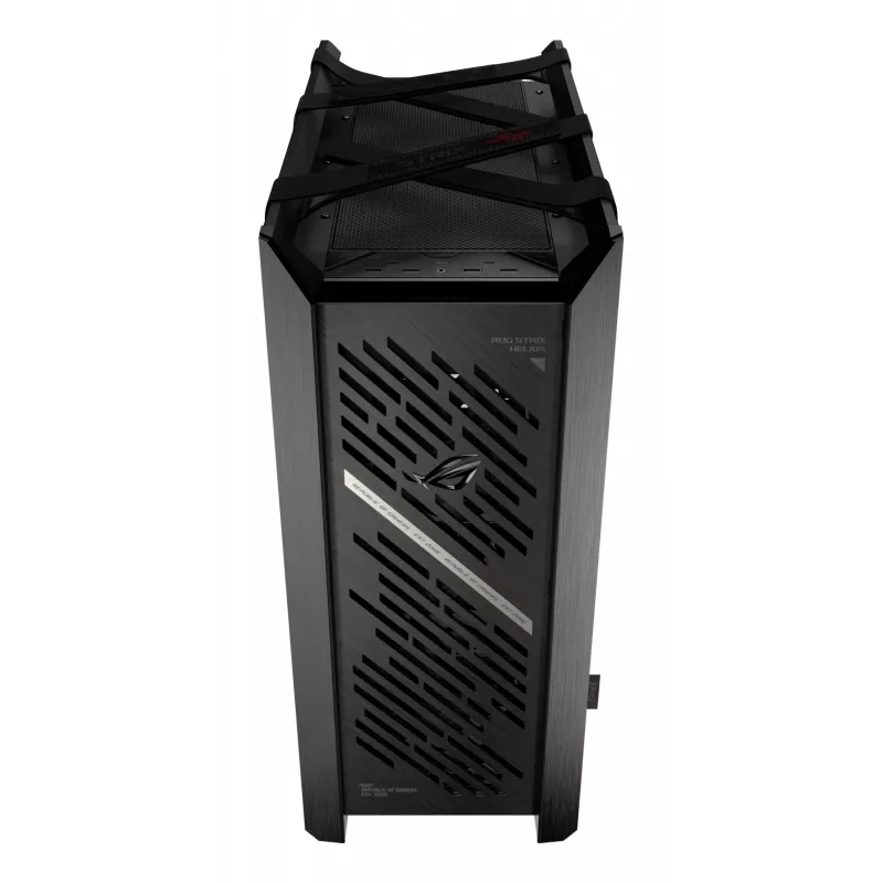 ASUS ROG Strix Helios II GX601S case per PC, Midi Tower, E-ATX, vetro temperato, Aura Sync RGB, 4 ventole da 140 mm, USB-C, nero