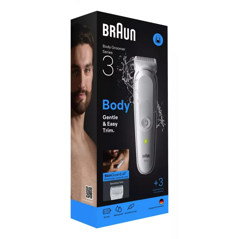 Braun Series 3 BG3530 Body Groomer/rasoio grigio
