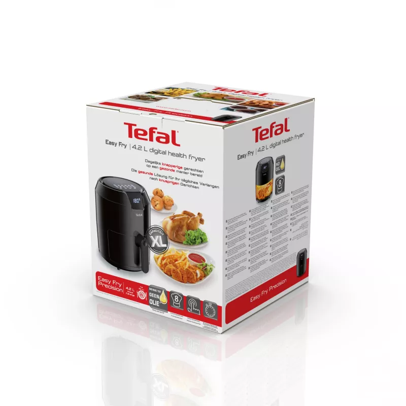 Tefal Easy Fry Precision EY4018 Single 4.2 L Stand-alone 1500 W friggitrice ad aria nero
