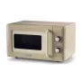 Ariete Vintage Line 3960 microonde vintage, 800 W, capacità 20 L, 3 funzioni, 5 livelli di cottura, timer, beige