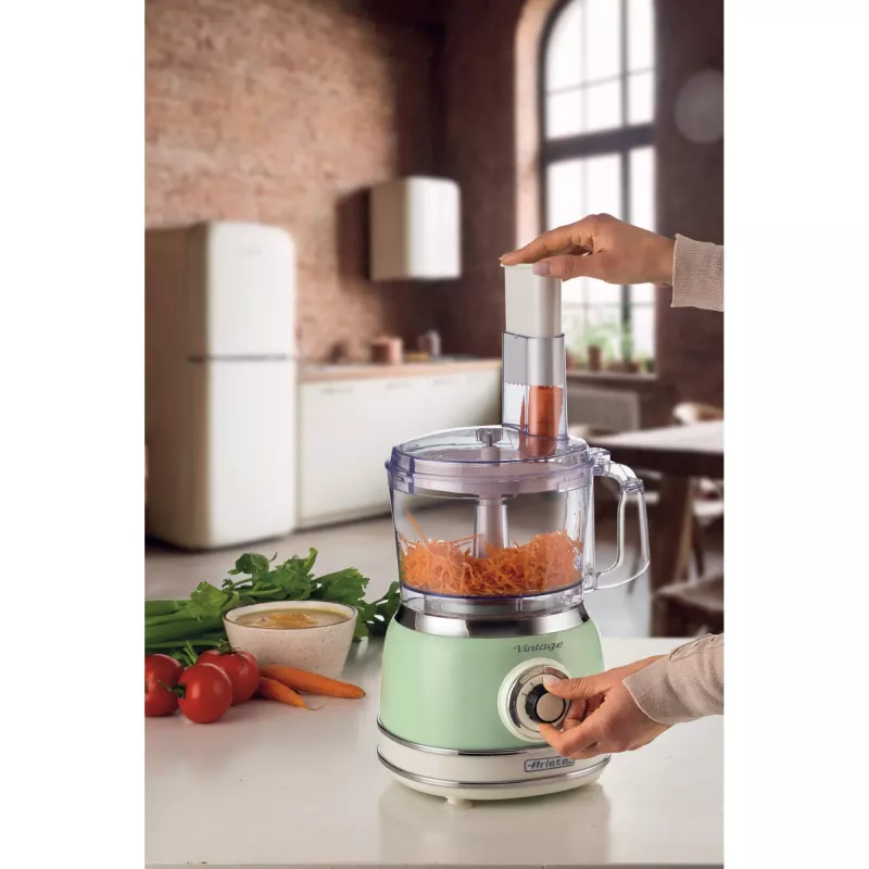 Robot da cucina ARIETE Vintage Line 1781/04 — 1000 W, 2,1 L, verde