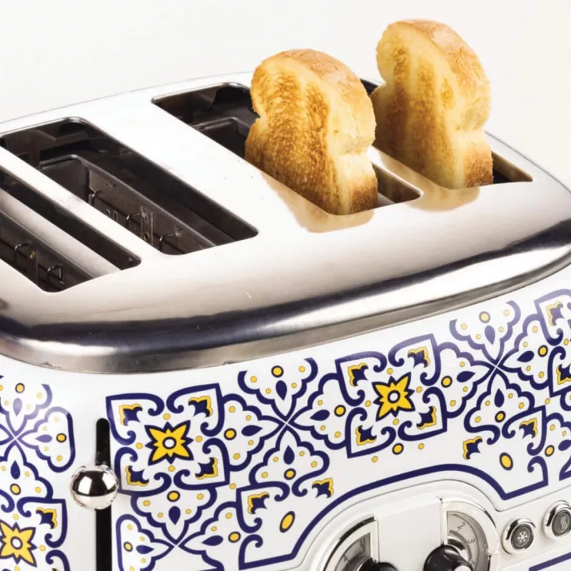 Tostapane ARIETE Capri 4 fette, 1630 W, bianco/multicolore