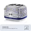 Tostapane ARIETE Capri 4 fette, 1630 W, bianco/multicolore