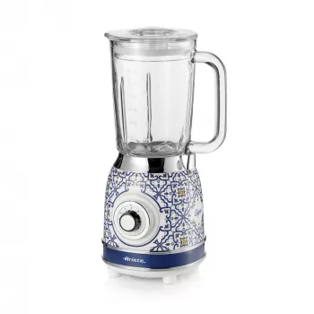 Ariete 583 Capri frullatore da tavolo con caraffa in vetro da 1,5 litri, 4 lame in acciaio inox, 4 velocità + funzione pulse, 1000 Watt